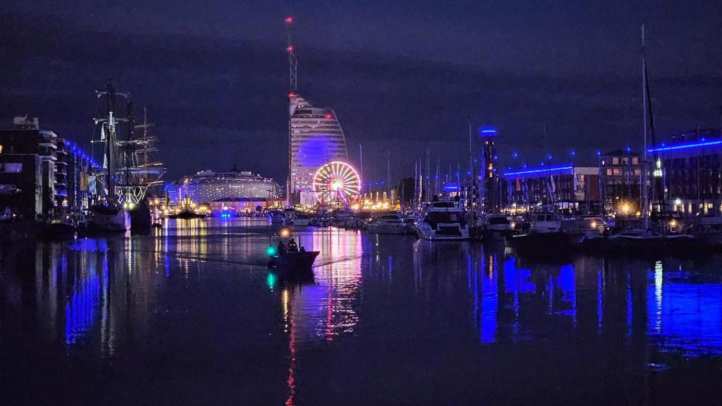 Gemuetl Wohnung Mit Blick Auf Den Hafen Bremerhaven Extérieur photo